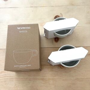 NEW Nespresso Barista Cappuccino Large Cups